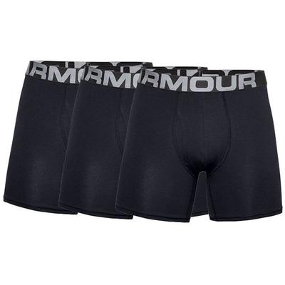 Спортивное нижнее белье Charged Cotton® Boxerjock Breathable Мужское нижнее белье черного цвета 1363617-001