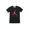 Air Flying Man Logo Colorblock Sports Short Sleeve T-Shirt Men Tops Black Red AV8451-010