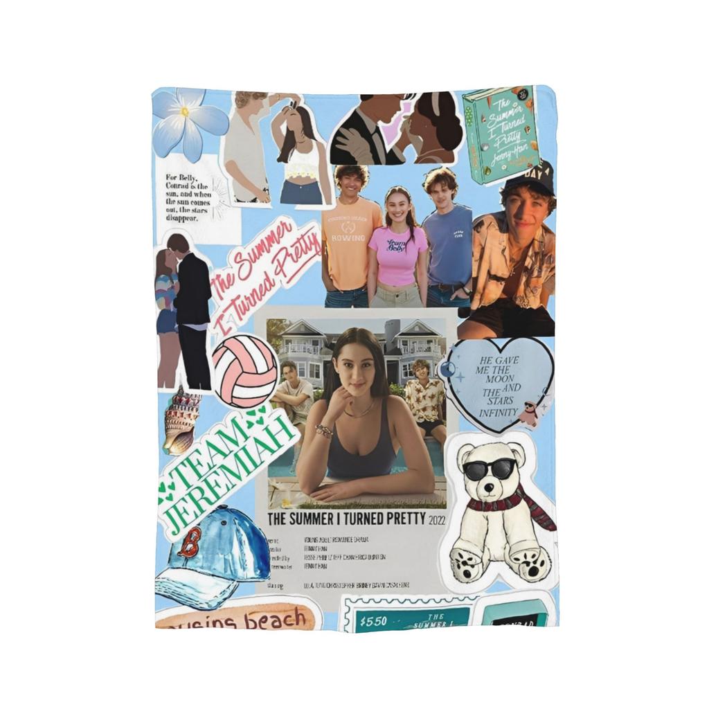 The Summer I Turned Pretty Team Conrad Blankets Fleece  Super Soft Throw Blankets for Home Couch Bed Rug