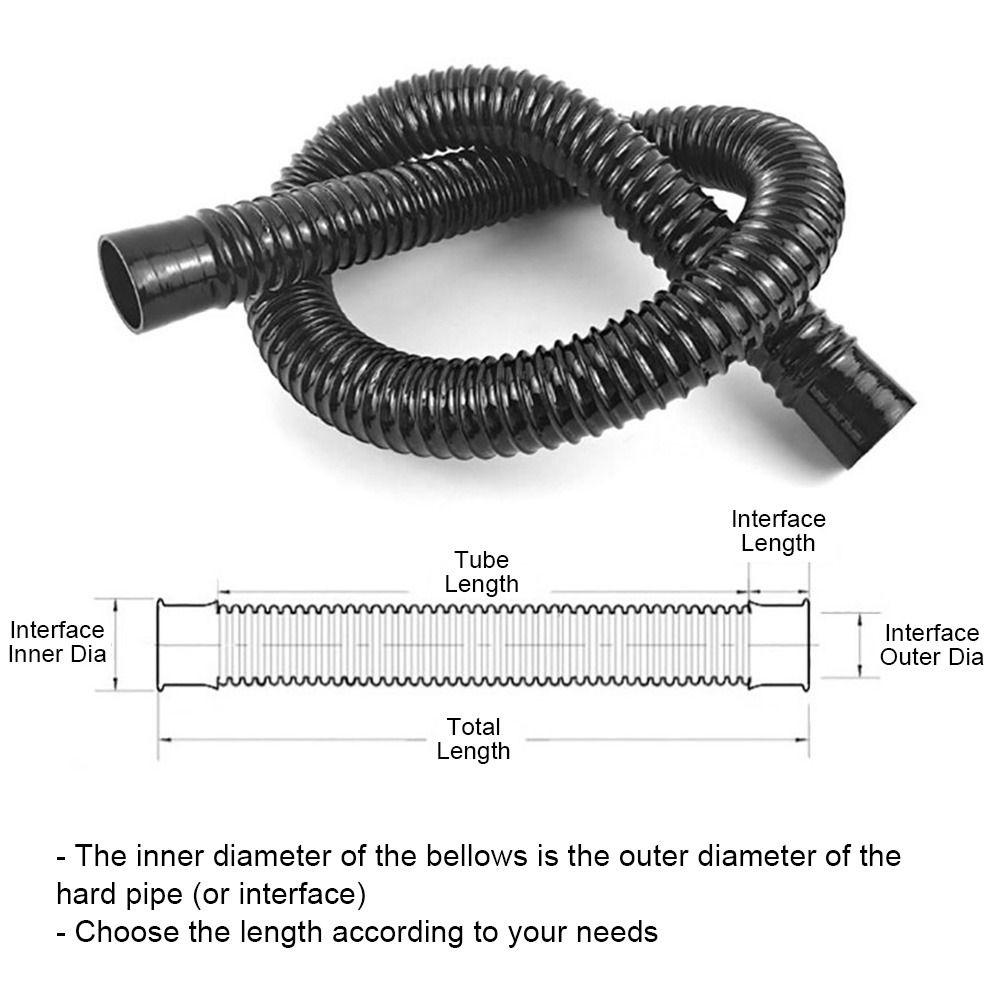 1 шт. Гофрированный шланг с резиновой головкой, внутренний диаметр 20/25/32/40 мм, входной/выходной шланг для аквариума, мягкая трубка с зажимами, трубка для аквариума
