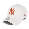 Casquette 9Forty - New Era - New York Yankees - Crème - Taille Unique - 100% Coton