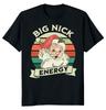 Футболка унисекс в стиле ретро Big Nick Santa Energy