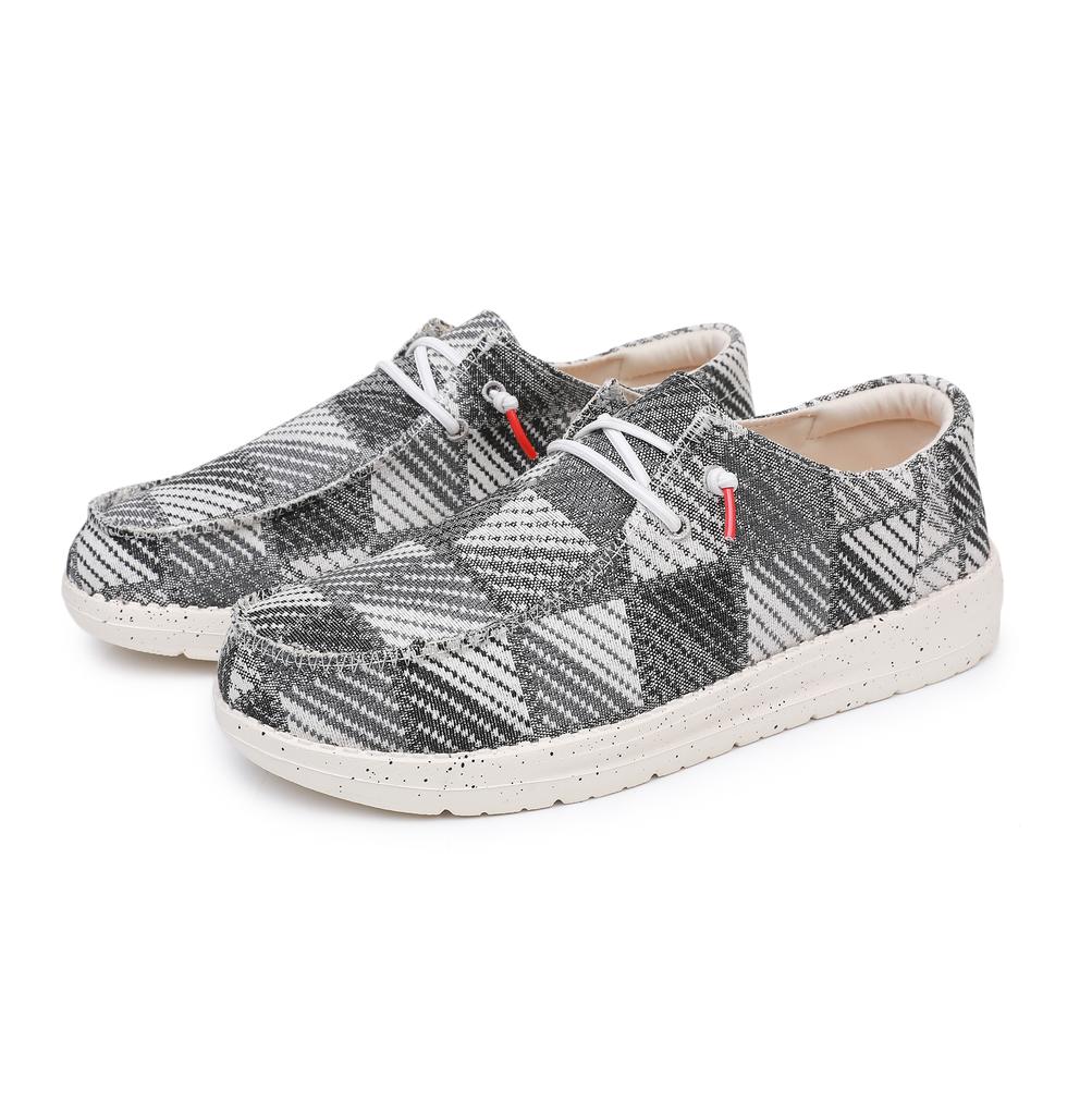 Canvas Shoes Men's Light Weight Slip-on Flat Sneakers Summer Breathable Cloth Loafers Design Espadrilles Luxury Shoes Big Size