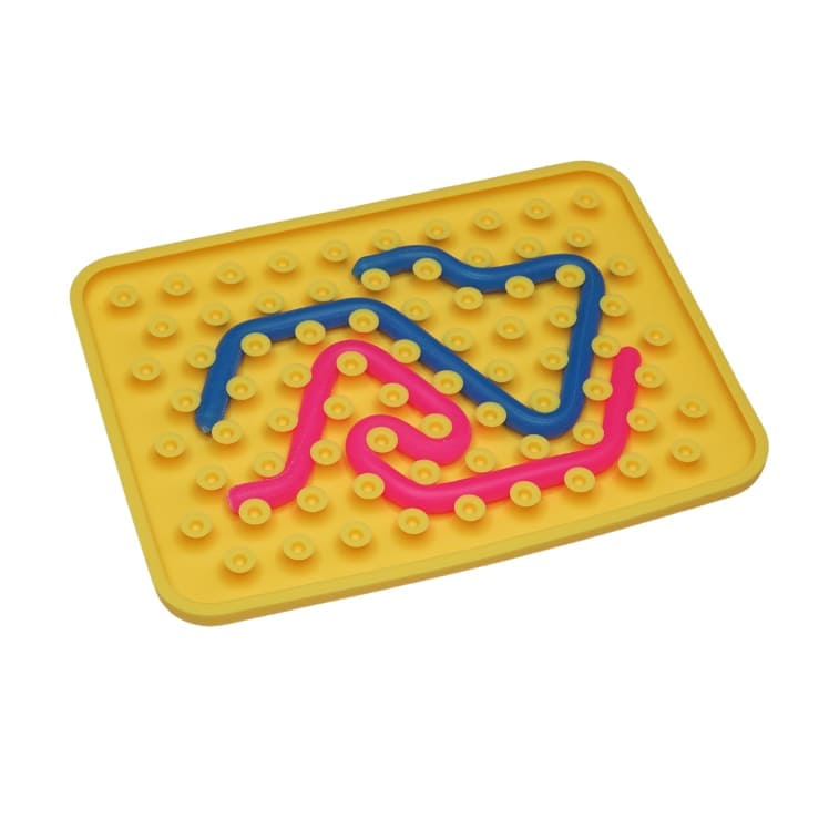 sensory toy Wiggly - yellow