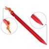 10PCS New Aluminium Alloy Tent Peg Nail Stakes with Rope