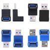 Laptop/PC Connector High Speed Adapter Plug USB 3.0 Right+Left Type A Male To Female
