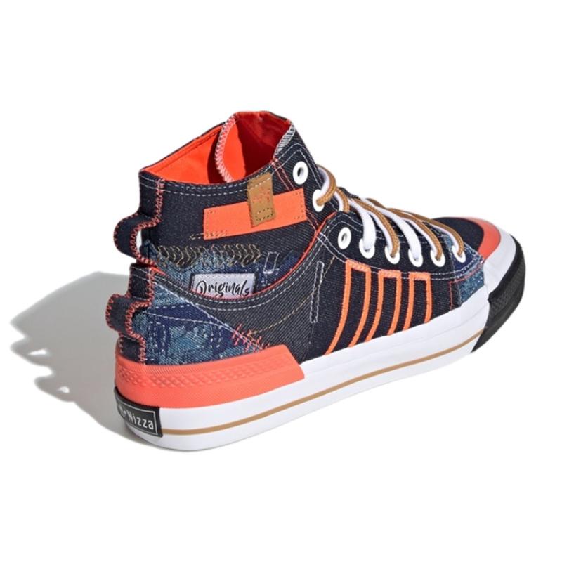 adidas Кеды Nizza Hi Dl 'Джинсовый пэчворк' FZ5238