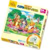 Пазл Tenyo Disney Винни-Пух Пикник, 96 деталей, 26x38 см, Антибактериальное покрытие, Детский пазл для детей от 5 лет