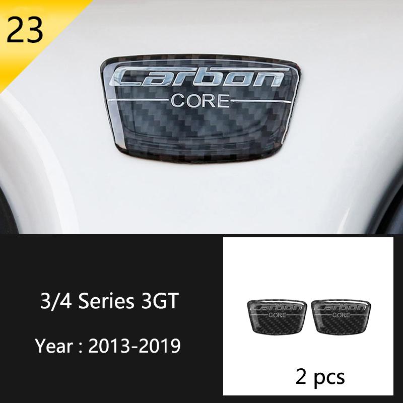 Car Styling Carbon fiber interior button panel Decoration Cover Trim Sticker frame For BMW 3 Series F30 3gt F34 F32 Accessories