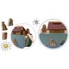 Wooden Noah's Ark With Animals Nk-862 Nukido
