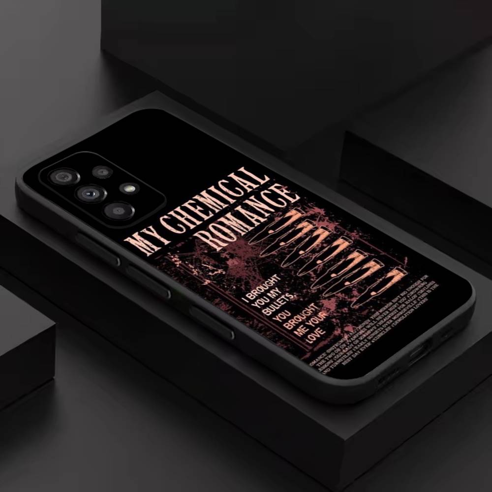 My Chemical R-Romance Band For Samsung S 26,25,24,23,22,30,21,10,9,Ultra,Plus,Lite,FE,4,5G Black Soft Case Phone Case