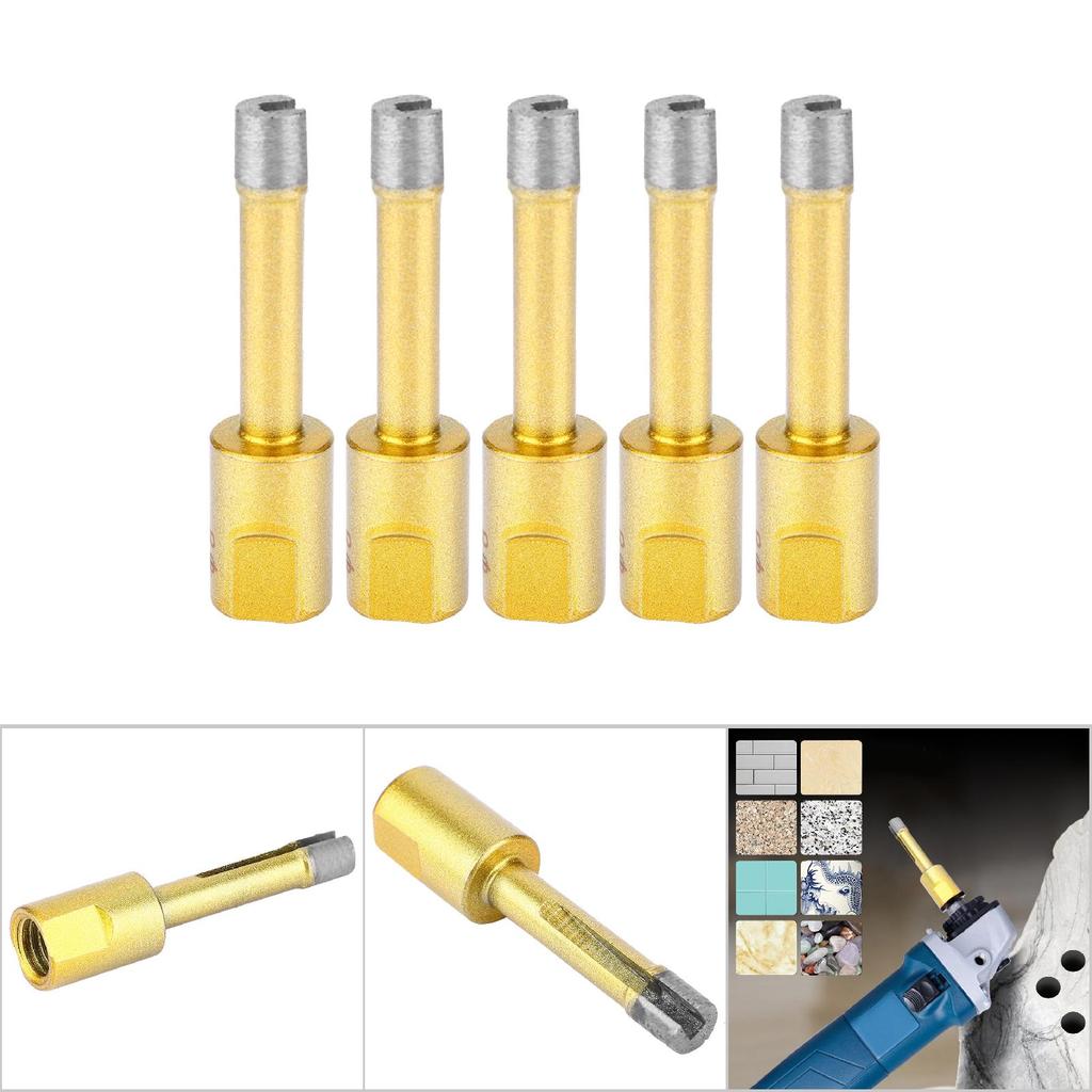 5 Pcs Drill Bit Opener   Angle Grinder Hole Saw Cutting Tool for Marble Glass Ceramic