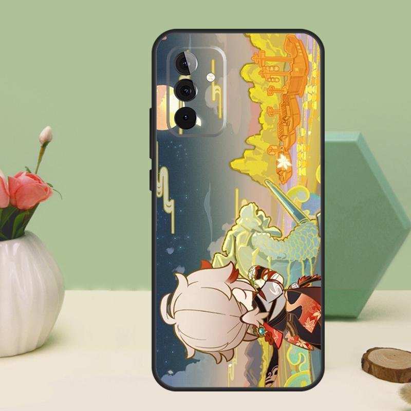 Чехол Genshin Impact Каэдэхара Кадзуха Для Samsung Galaxy A16 A55 A35 A15 A32 A12 A22 A52 A54 A34 A14 A56 A36 A26 A13 A53 A06