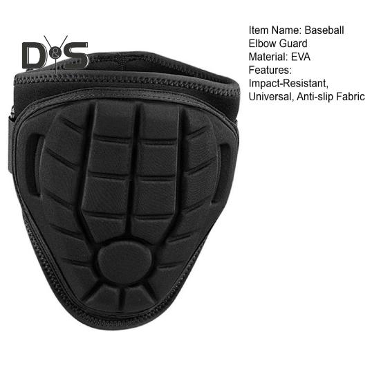 Защита локтя бейсбольная для молодежи и взрослых, регулируемые налокотники для отбивания, защитное снаряжение для игроков в бейсбол и софтбол