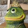 Сделано в Португалии Зеленая лягушка, размер M, пара, набор из терракотовых садовых предметов, Принцесса и Принц, король и королева, pto-2766_2310g