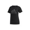 W Mh Bos Tee American Vintage Logo Print Sports Fitness Short Sleeve T-Shirt Women Tops Black FM5308