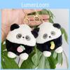 Lovely Plush Bear Coin Purse Keychain Soft Animal Doll Hanging Accessory For Girls
