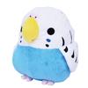 Muniumum Plush Toy XL Budgie Total Length 29cm White X Blue