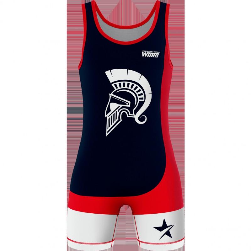 Wrestling Uniform Compression Suit Adult Training Competition Sportswear With Spandex Lycra Fabric