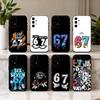 Чехол для телефона ART 67 S-SIX-X S-SEVEN-N для Samsung Galaxy A73,A72,A71,A70,A53,A52,A51, Мягкий силиконовый черный чехол
