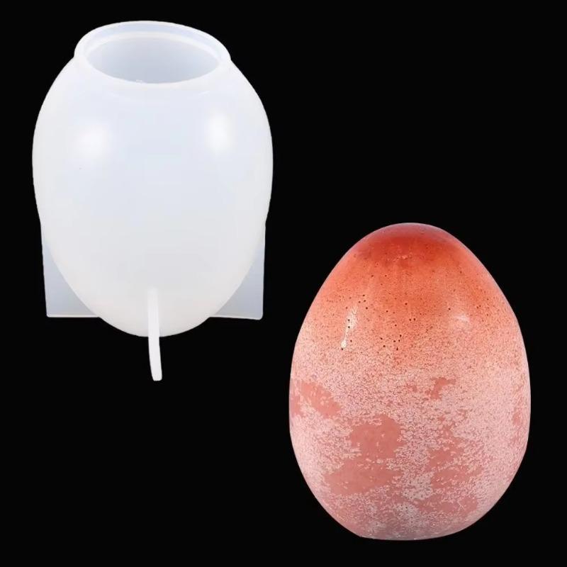 Форма для пасхального яйца из смолы, свеча, украшение для дома, 3D-форма для яйца, силиконовая форма, сделай сам, форма для шоколадного торта, инструмент для выпечки