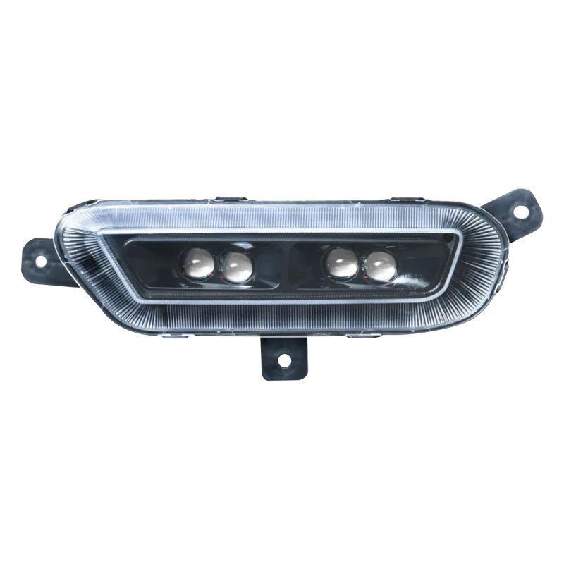 Совместимый светодиодный противотуманный фонарь в сборе Quad-LED для Foton Auman EST, для передней части, противотуманное освещение и освещение бампера.