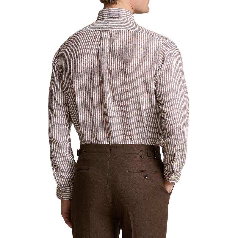 Polo Ralph Lauren Logo-embroidered Striped Shirt MNPOWOV16823636-200