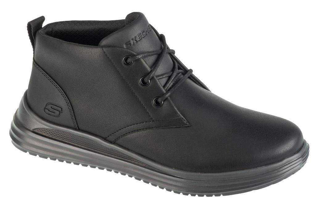 Skechers Proven - Yermo, Mens Black Lace-up Shoes