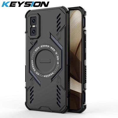 KEYSION Полый чехол с теплоотводом для Infinix GT 30 Pro 5G TPU+PC Магнитное охлаждение Ударопрочный чехол для телефона для Infinix GT 30