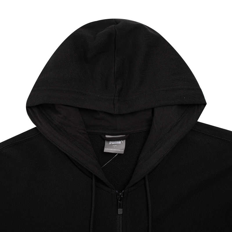 Puma Толстовка с капюшоном Power Colorblock Full-Zip, мужская, черная 676668-01
