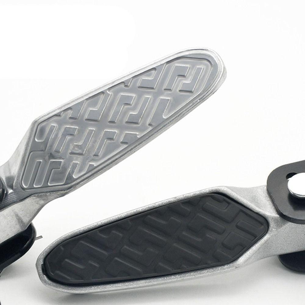 Thickened Aluminum Zinc Zinc Alloy Electric Vehicle Pedal Sturdy Foldable Footrest Modification Parts