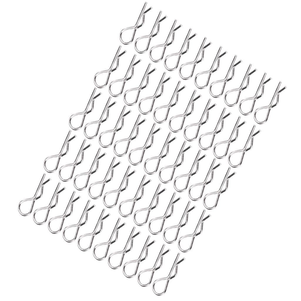 50 Pcs RC Accessories R Type Body Clip Pin for 1 10 1 12 1 16 Scale Remote Control Car Shell