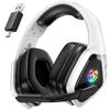 Tatybo Gaming Headset Wireless Headset with Microphone Lightweight Ultra Low Latency Sound Image Sync High Sound Isolation Ear Cups Can Be Used