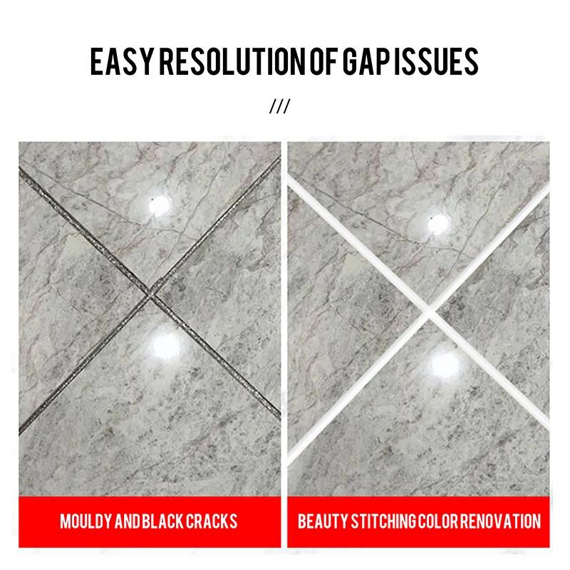 Водонепроницаемая белая затирка для плитки, маркер для затирки стен, ручка для дезинфекции швов, ручки для ремонта стен, пола в ванной