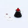 3 шт., мини-кофейник, чашка, игрушка, миниатюрная модель для кукольного домика 1/12 1/6, аксессуары
