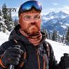 Winter Sports Face Covering Realistic Print Ski Mask for Winter, Old Man Balaclava Snowboarding Fleece Mask, Windproof Full Cover Neck Gaiter Outdoor