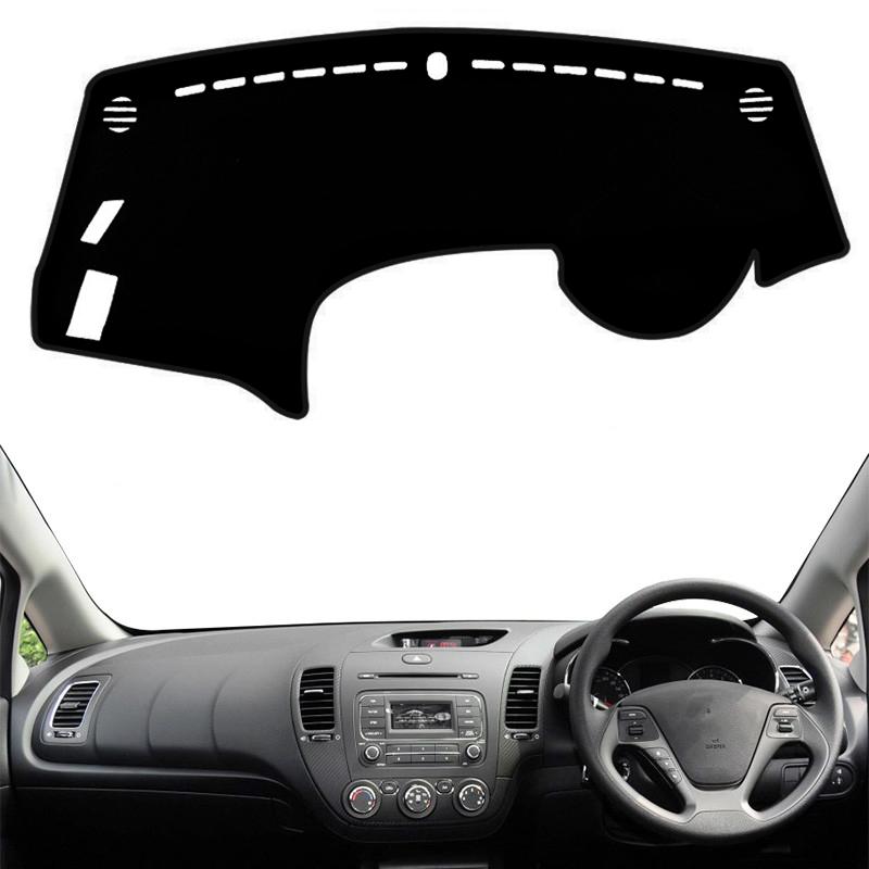 Стайлинг автомобиля для KIA Forte Cerato K3 Vivaro 2013-2015 2016 2017 2018 Накладка на приборную панель Коврик на панель Защита от солнца Защита ковра Анти-УФ
