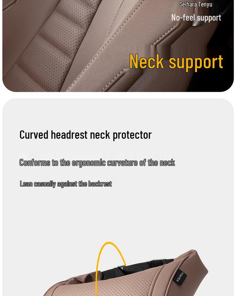 BMW Headrest & Lumbar Support: Compatible with 5 Series, i3, 7 Series, X1, iX3, X5, X6, X7.