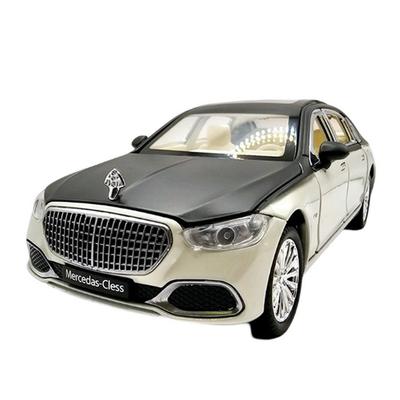 Металлическая модель Mercedes-Maybach S680 1:Масштаб 24, Черно-слоновая двухцветная