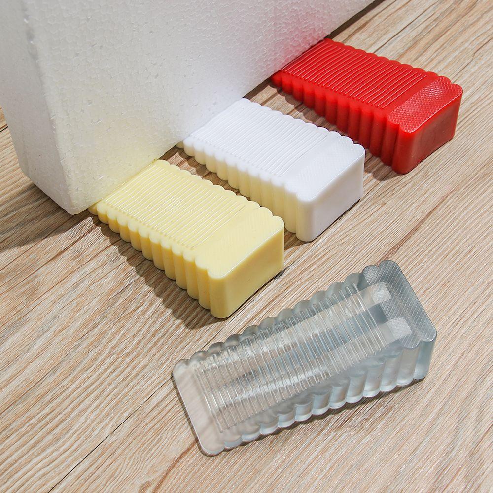 Baby Safety Self Adhesive Anti-Collision Wall Protector Door Wedge Door Stopper Floor Block