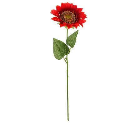 Sunflower fake flower single branch large flower head home living room decorative flower
