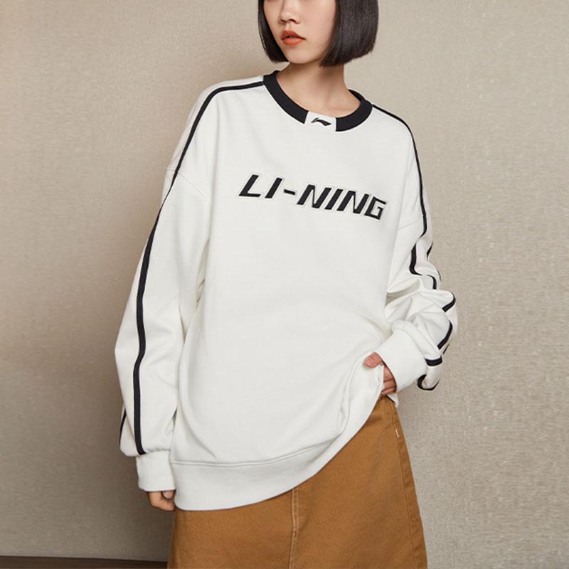 Свитшоты Li Ning Унисекс С круглым вырезом Умеренный Обычный YWDT541-1