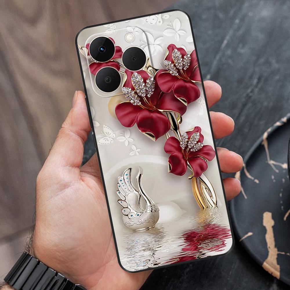Ударопрочный чехол для Realme 15T Realme15 T С животными Расписная задняя крышка телефона Мягкий силиконовый бампер Для Realme 15 Pro 15T Чехлы Capa