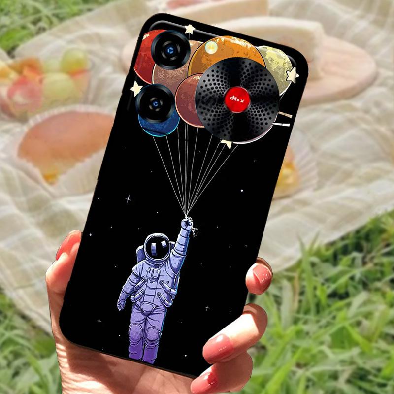 For ZTE Nubia Music Case Shockproof TPU Silicon Black Bumper Cover For ZTE Nubia Music Phone Cases Cute Back Cover Fundas Capa