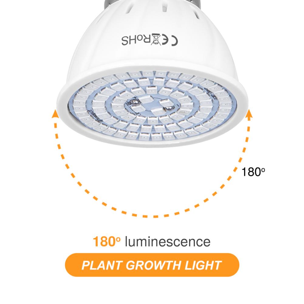 Led E27 Hydroponic Growth Light B22 Led Grow Bulb MR16 Full Spectrum 220V  Plant E14 Flower Seedling Fitolamp GU10