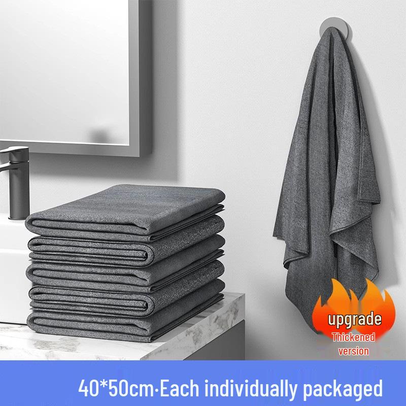 Волшебная салфетка для чистки стекла и зеркал без разводов с абразивной подушечкой