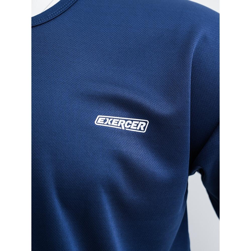 Футболка с коротким рукавом Daiso Sports Mesh L Темно-синяя