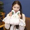 Мягкая игрушка кролик с большими ушами и крыльями, очаровательная полностью наполненная игрушка в виде кролика, украшение для дивана для дома