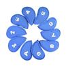 10Pcs Golf Club Headcover Sets, Golf Driver Iron Putter Cloth Cover with Number, Golf Club Protection Covers, Golf Club Accessories
