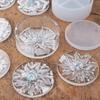 DIY Crystal Epoxy Resin Coaster Round Coaster Box Storage Box Silicone Mirror Mold Silicone Tray Mold